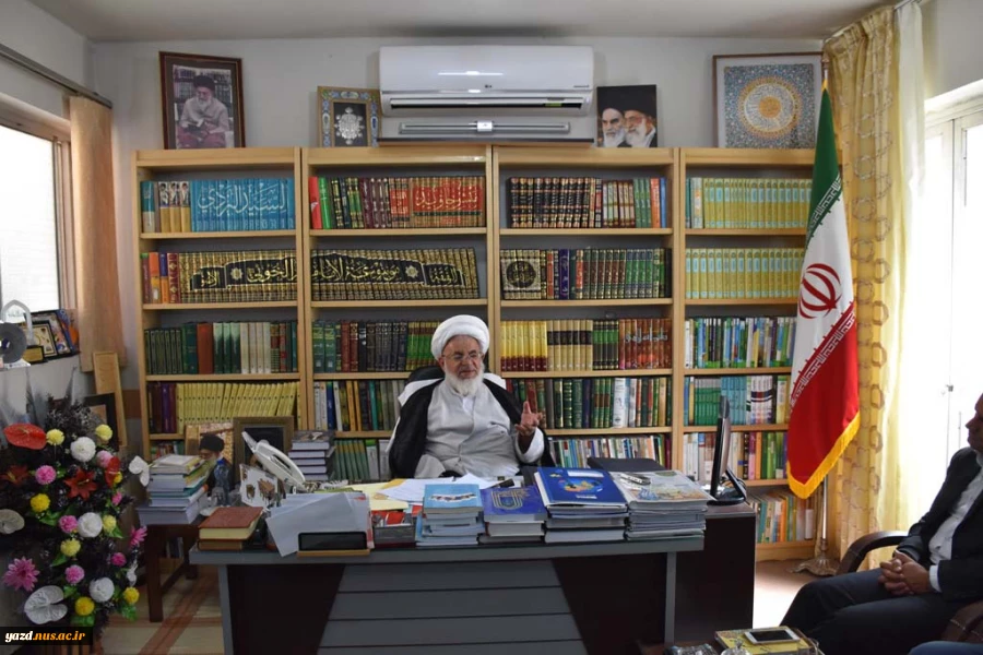 دیدار روسای دانشکده های فنی و حرفه ای استان با امام جمعه یزد