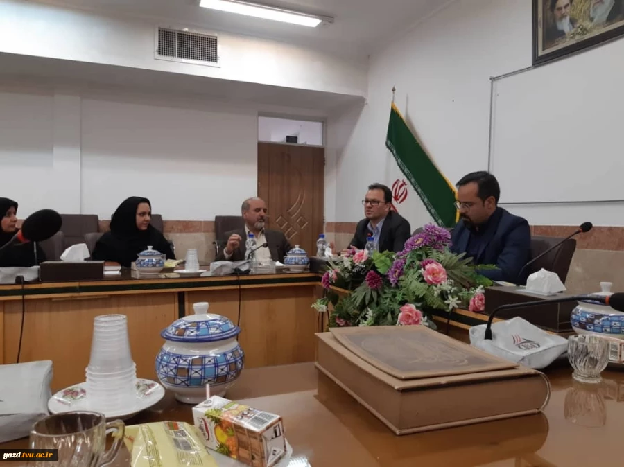 برگزاری جلسه دانشگاه فنی و حرفه ای استان یزد با بزرگترین کارخانه نساجی خاورمیانه  3
