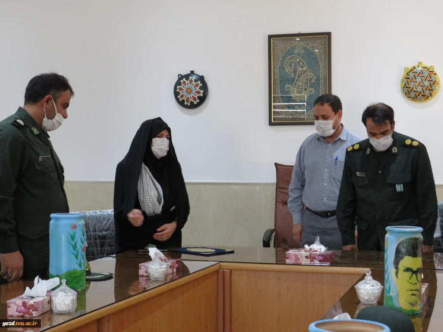 افتتاح پایگاه بسیج کارمندی آموزشکده فنی دختران میبد 3