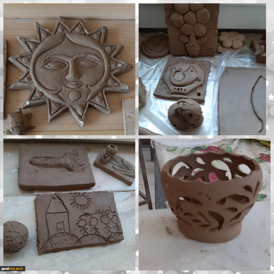 آموزش سفالگری به فرزندان همکاران در آموزشکده پسران شهید بهشتی اردکان 5