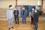 بازدید رئیس فدراسیون هندبال کشور به همراه رئیس هیئت هندبال استان یزد از آموزشکده فنی امام علی (ع) یزد 2