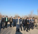 بازدید مسئولین شهرستان میبد و رییس دانشگاه فنی استان و هیات همراه از آموزشکده فنی دختران میبد 2