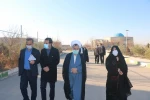 بازدید مسئولین شهرستان میبد و رییس دانشگاه فنی استان و هیات همراه از آموزشکده فنی دختران میبد 6