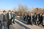 بازدید مسئولین شهرستان میبد و رییس دانشگاه فنی استان و هیات همراه از آموزشکده فنی دختران میبد 7