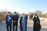 بازدید مسئولین شهرستان میبد و سرپرست استانی دانشگاه فنی و حرفه ای یزد و هیات همراه از آموزشکده فنی دختران میبد 4