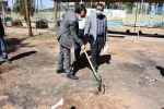 کاشت 70 اصله نهال در دانشکده فنی شهید صدوقی یزد 2