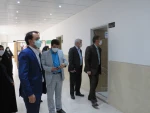 بازدید دکتر زمانی معاونت اداری مالی دانشگاه فنی ودکتر ضرغامی مدیر کل حقوقی دانشگاه از آموزشکده فنی دختران میبد 5