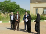 بازدید دکتر زمانی معاونت اداری مالی دانشگاه فنی ودکتر ضرغامی مدیر کل حقوقی دانشگاه از آموزشکده فنی دختران میبد 8