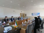 بازدید دکتر زمانی معاونت اداری مالی دانشگاه فنی ودکتر ضرغامی مدیر کل حقوقی دانشگاه از آموزشکده فنی دختران میبد 10