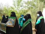 برگزاری مراسمی با حضور خادمیاران حرم علی بن موسی الرضا در آموزشکده فنی دختران میبد 4