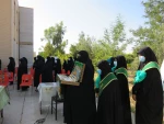برگزاری مراسمی با حضور خادمیاران حرم علی بن موسی الرضا در آموزشکده فنی دختران میبد 2