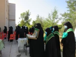 برگزاری مراسمی با حضور خادمیاران حرم علی بن موسی الرضا در آموزشکده فنی دختران میبد 4