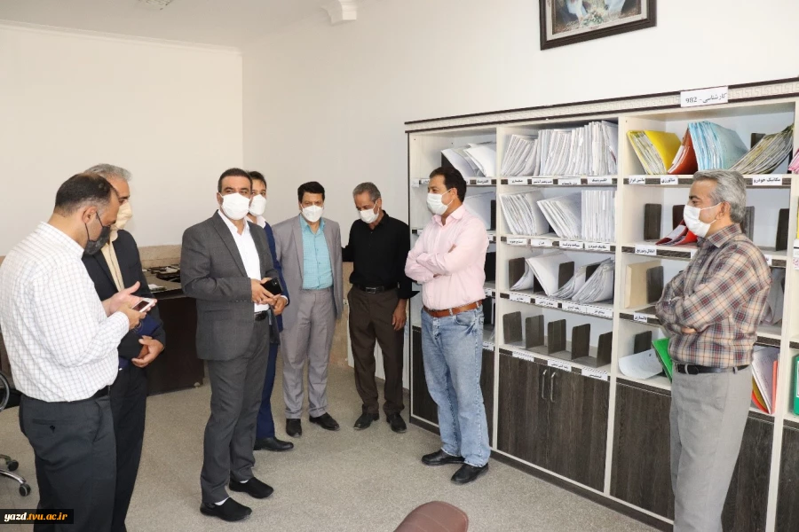 بازدید معاون آموزشی دانشگاه فنی و حرفه ای کشور از دانشگاه فنی و حرفه ای استان یزد 3