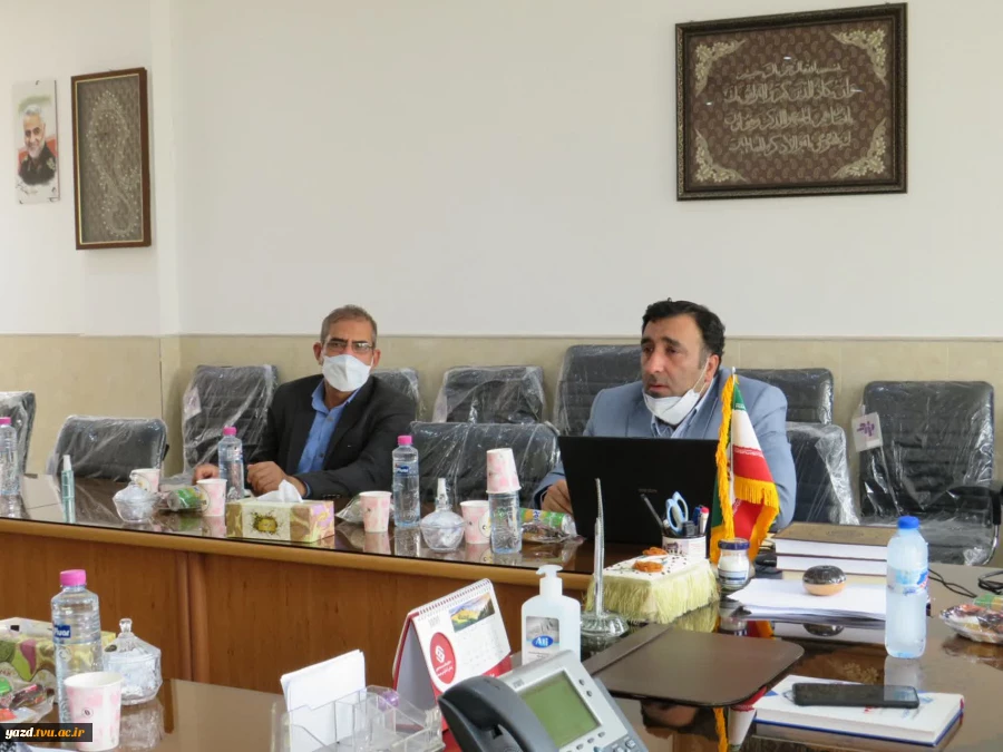 بازدید مهندس سلطانی معاون مدیر کل آموزش دانشگاه فنی وحرفه ای از آموزشکده فنی دختران میبد 4