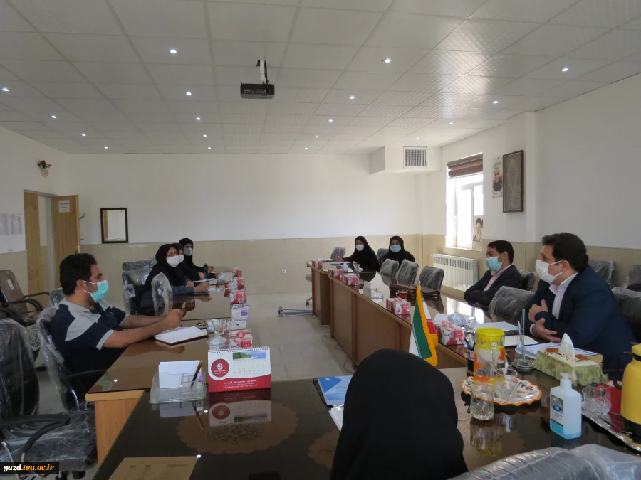 برگزاری جلسه تفاهمنامه آموزشکده فنی دختران میبد با اداره تعاون ،کار ورفاه اجتماعی
 2