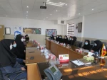 برگزاری جلسه حلقه صالحین همزمان با شهادت حضرت معصومه (س)در آموزشکده فنی دختران میبد 2