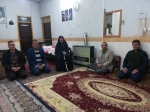 دیدار رئیس و کارکنان دانشکده فنی شریف ابرکوه با مادر شهید غلامرضا حیدری به مناسبت روز تکریم مادران و همسران شهدا 2