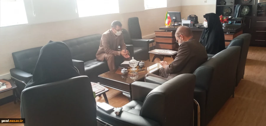 بازدید آقای مخدومی نماینده هیئت نظارت دانشگاه فنی و حرفه ای کشوراز آموزشکده فنی دختران یزد- حضرت رقیه (س) 2