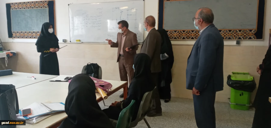 بازدید آقای مخدومی نماینده هیئت نظارت دانشگاه فنی و حرفه ای کشوراز آموزشکده فنی دختران یزد- حضرت رقیه (س) 3