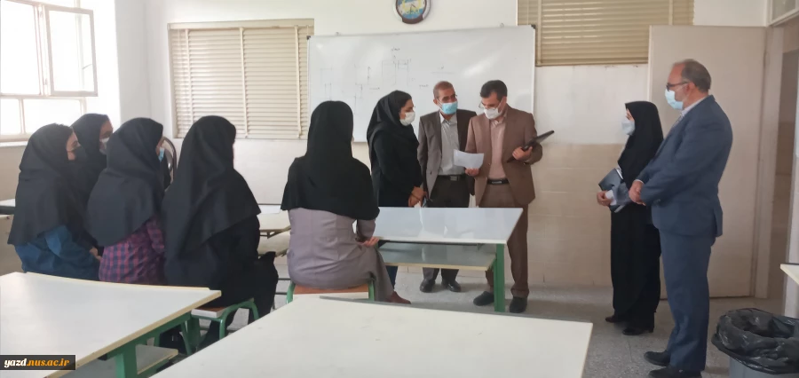 بازدید آقای مخدومی نماینده هیئت نظارت دانشگاه فنی و حرفه ای کشوراز آموزشکده فنی دختران یزد- حضرت رقیه (س) 5