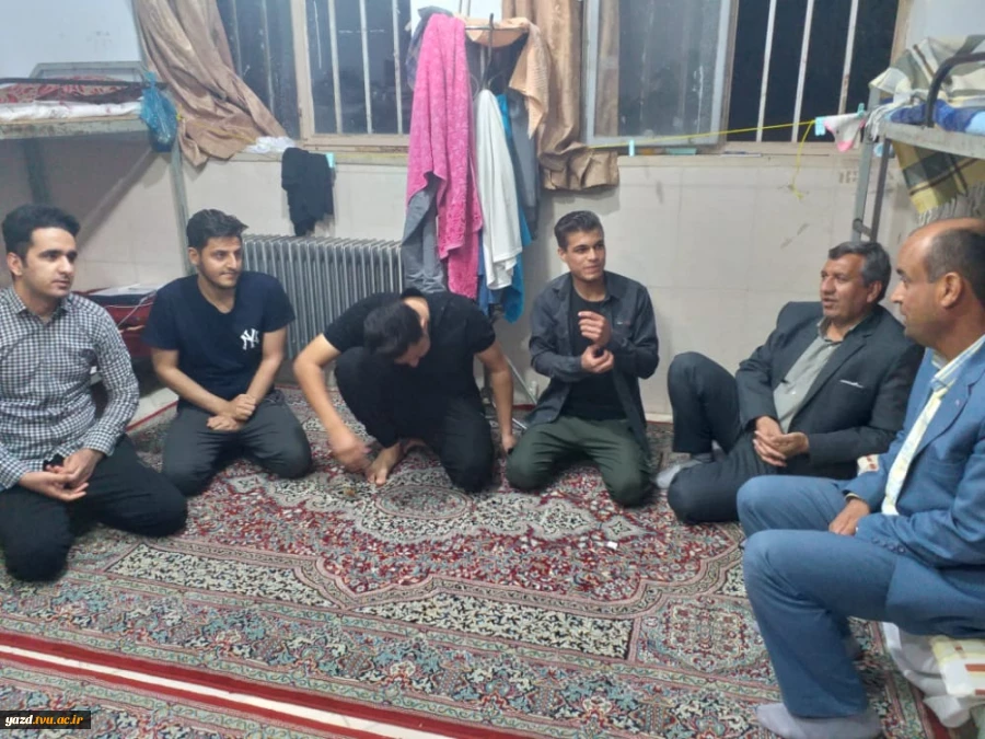 نشست صمیمی با دانشجویان خوابگاهی 2