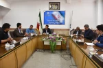 جلسه دوستانه رئیس دانشگاه فنی و حرفه ای استان یزد با اعضای انجمن علمی عمران دانشکده فنی شهید صدوقی 5