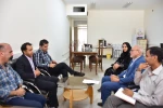 جلسه رئیس دانشگاه با معاونت پژوهشی جدید دانشکده فنی شهید صدوقی 3
