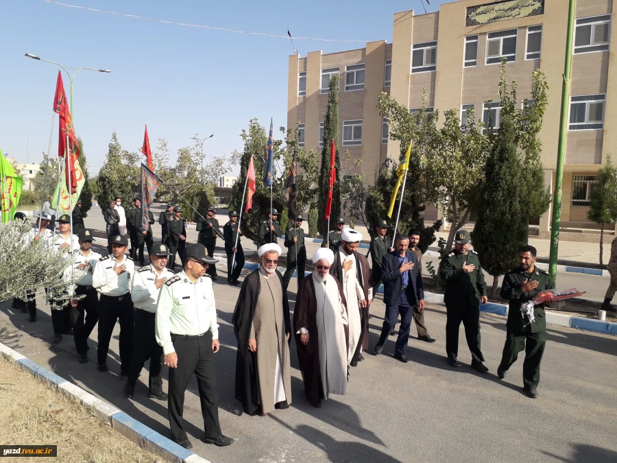  گرامیداشت هفته دفاع مقدس و یادواره شهید گمنام آموزشکده شهید مطهری تفت  4