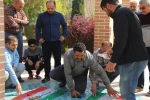 غبار روبی وعطر افشانی قبور شهدای گمنام آموزشکده فنی وحرفه ای شهدبهشتی اردکان 6