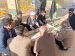 غبارروبی و عطر افشانی مزار شهید گمنام آموزشکده فنی شهید مطهری تفت 7