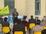 غبارروبی و عطر افشانی مزار شهید گمنام آموزشکده فنی شهید مطهری تفت 8