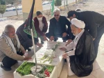 غبارروبی و عطر افشانی مزار شهید گمنام آموزشکده فنی شهید مطهری تفت 4