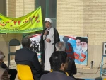 غبارروبی و عطر افشانی مزار شهید گمنام آموزشکده فنی شهید مطهری تفت 6