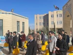 غبارروبی و عطر افشانی مزار شهید گمنام آموزشکده فنی شهید مطهری تفت 8