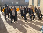 غبارروبی و عطر افشانی مزار شهید گمنام آموزشکده فنی شهید مطهری تفت 9