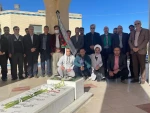 غبارروبی و عطر افشانی مزار شهید گمنام آموزشکده فنی شهید مطهری تفت 10