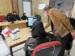 بازدید دانشجویان آموزشکده فنی دختران میبداز خبرگزاری ایرنا یزد
 4