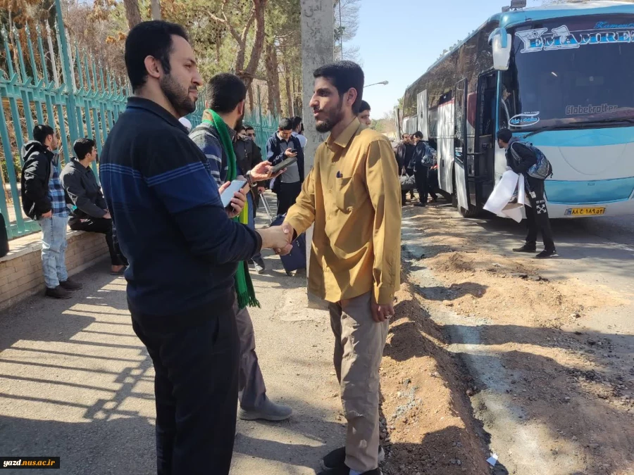 اعزام دانشجویان دانشگاه فنی و حرفه ای واحد استان یزد به اردوی راهیان نور 4