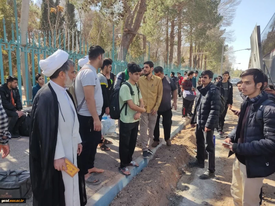 اعزام دانشجویان دانشگاه فنی و حرفه ای واحد استان یزد به اردوی راهیان نور 6