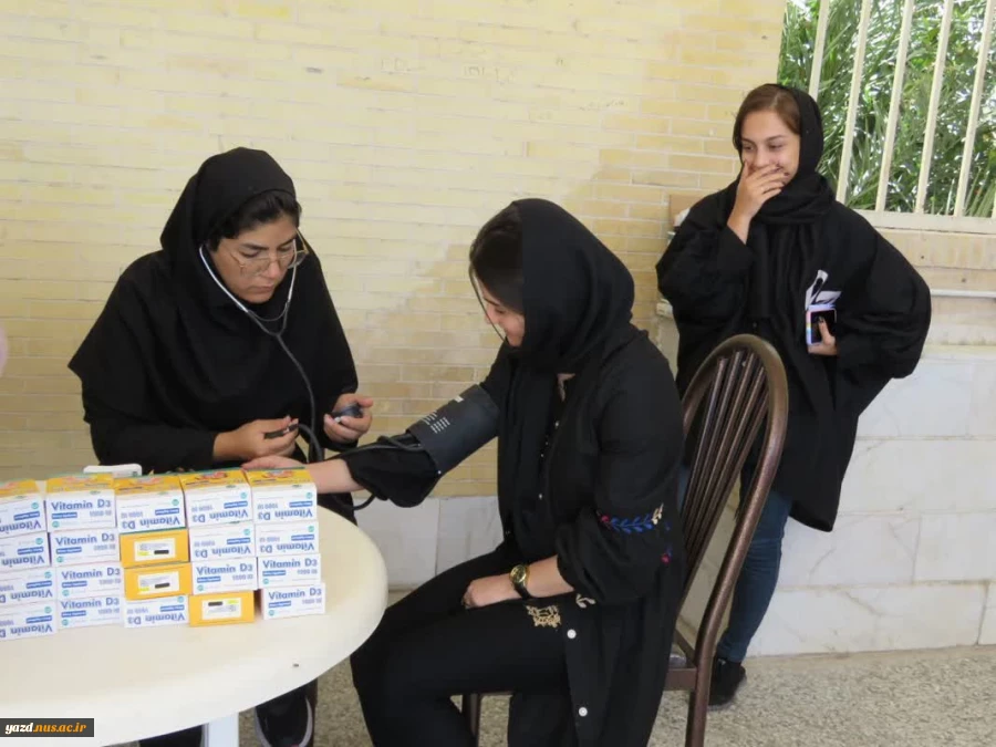 برپایی ایستگاه سلامتی در محل آموزشکده فنی کشاورزی امین خاتم 10
