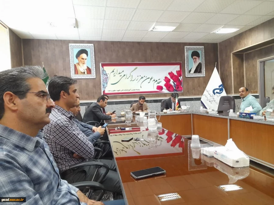 بازدید هیأت نظارت از آموزشکده فنی شهید مطهری تفت 3