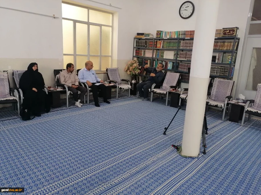 دیدار ریاست دانشگاه فنی و حرفه ای استان یزد با آیت الله اعرافی پیرامون اولین کنفرانس ملی نهج البلاغه  3