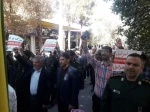 تجمع خود جوش  دانشجویان ، همکاران و  اساتید آموزشکده فنی وحرفه ای شهید بهشتی اردکان با حضور اقشار مختلف مردم شهر اردکان در محکومیت حمله اسرائیل به بیمارستان غزه 6