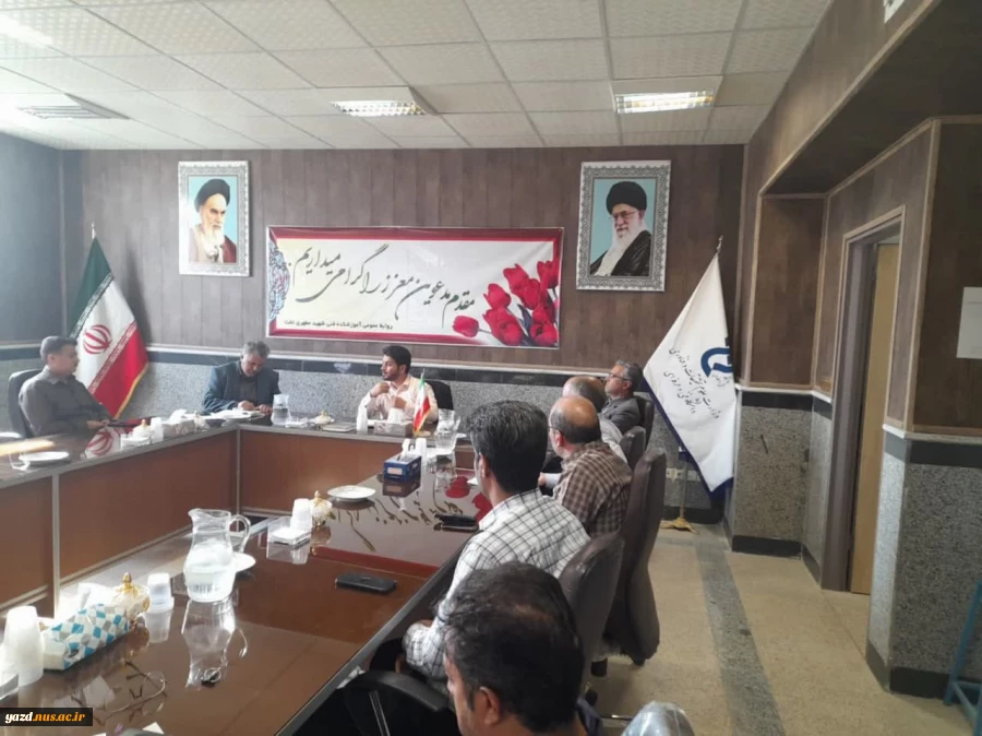 برگزاری جلسه حلقه صالحین در آموزشکده فنی شهید مطهری تفت  3