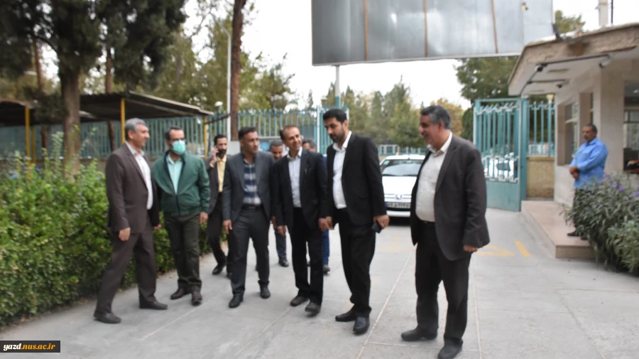 حضور معاون هماهنگی امور عمرانی استاندار یزد در دانشگاه فنی و حرفه ای واحد استان 2