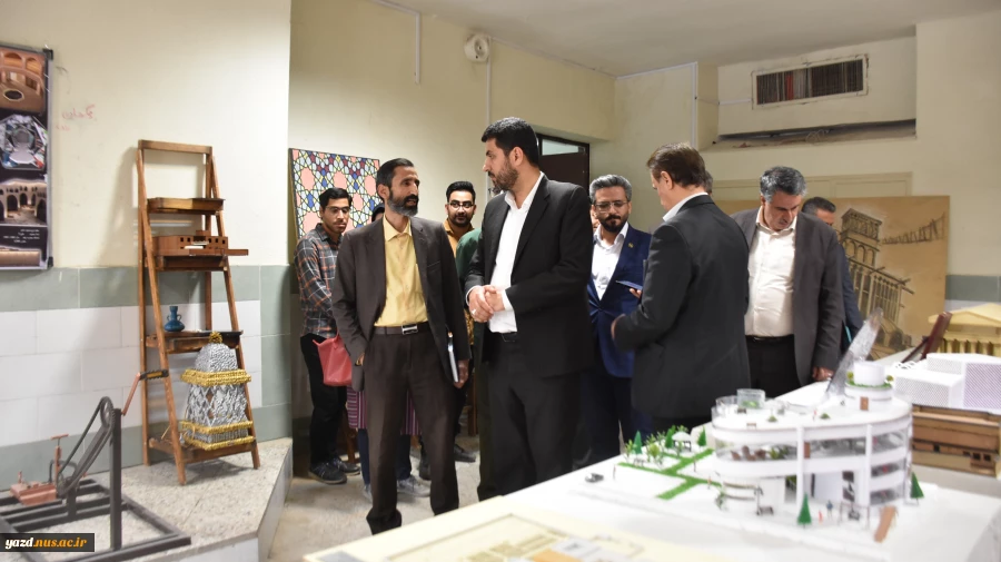 حضور معاون هماهنگی امور عمرانی استاندار یزد در دانشگاه فنی و حرفه ای واحد استان 5