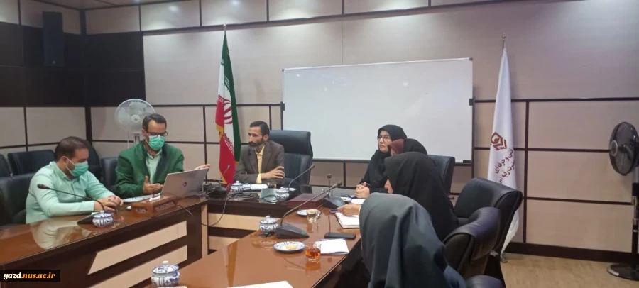 جلسه مدیران گروه استانی با حضور معاونین آموزشی و پژوهشی دانشگاه فنی و حرفه ای استان، در سالن کنفرانس آموزشکده فنی و حرفه ای دختران یزد 3