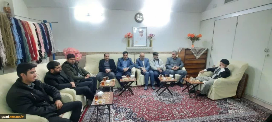 دیدار همکاران آموزشکده فنی شهید مطهری تفت با خانواده شهید دهقانی 6