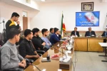 دیدار صمیمانه محمد صالح جوکار، رئیس کمیسیون امور داخلی کشور و شوراها در مجلس شورای اسلامی با دانشجویان دانشگاه فنی و حرفه ای استان یزد 3