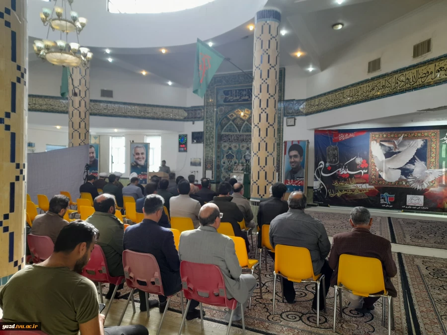 مراسم بزرگداشت روز شهدای دانشجو در آموزشکده فنی شهید مطهری تفت 4